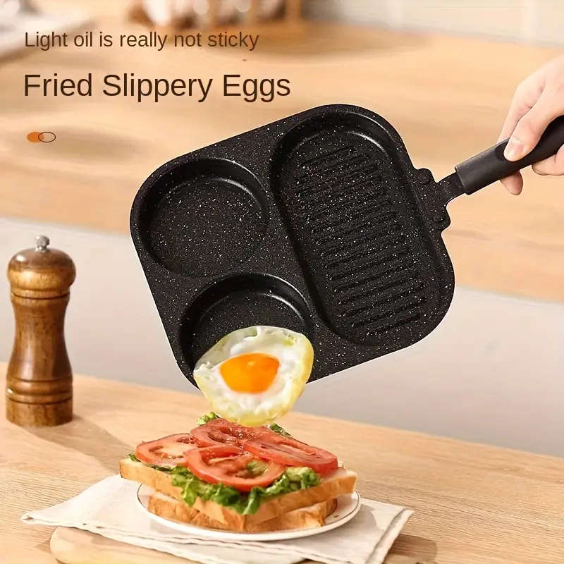 3-In-1 Breakfast Thick Frying Pan