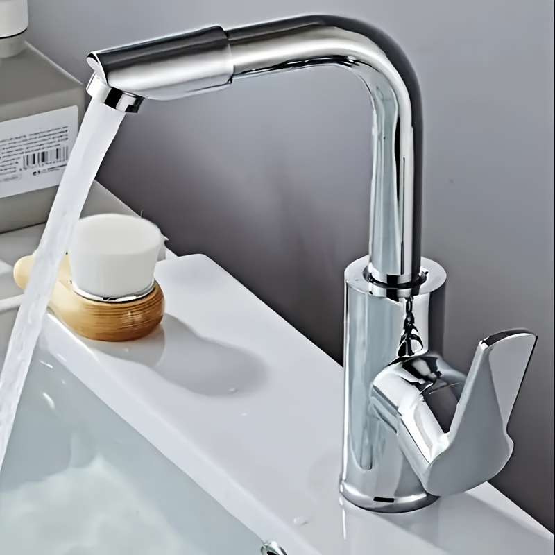 1PC Hot And Cold Electroplating Faucet [excluding Water Pipe]