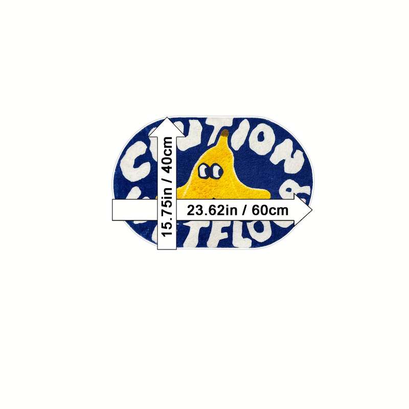 1Pc Blue 15.75x23.62inch 40x60cm Floor Mat