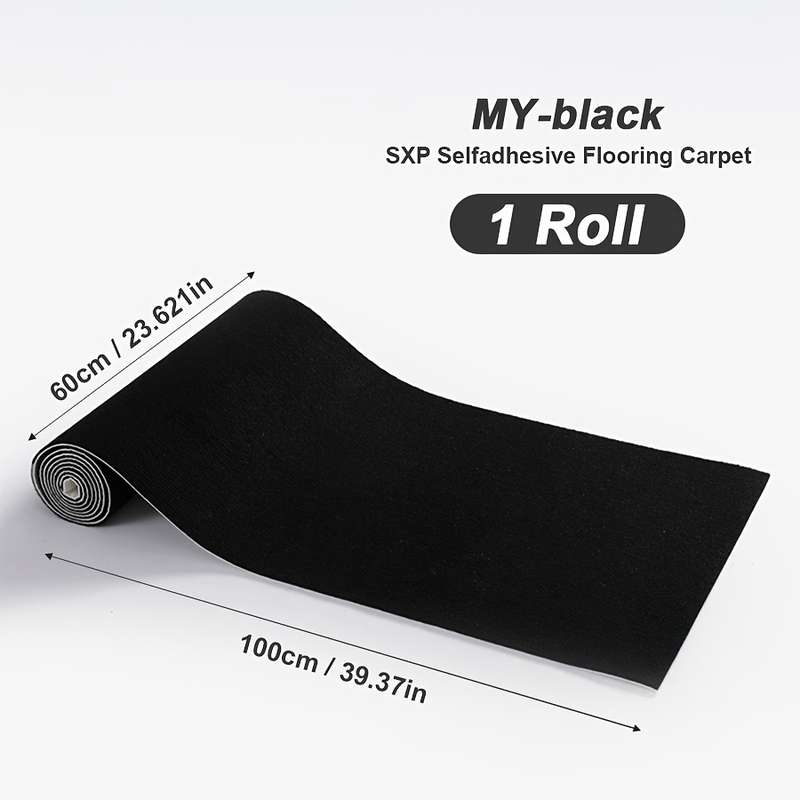 1Pc Black 60x100cm Floor Mat