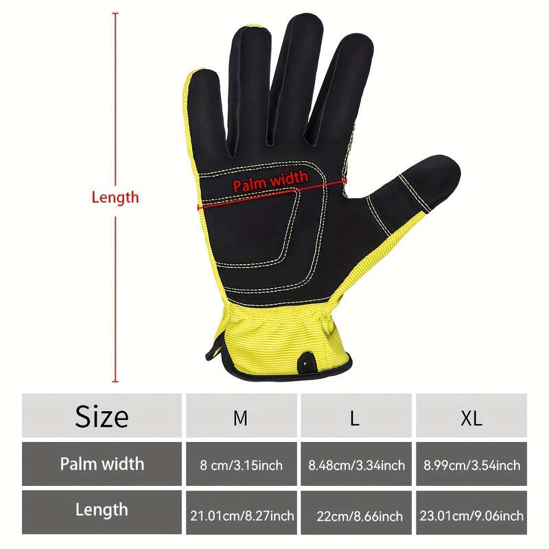1 Pair Grey Size M Outdoor Sports Gloves