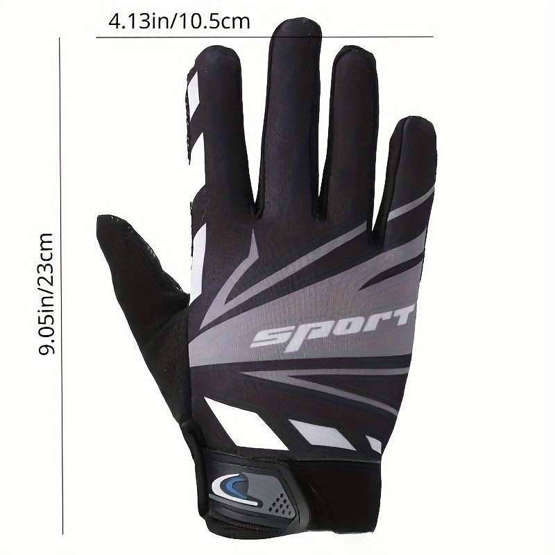 1 Pair Simple Black One Size Outdoor Sports Gloves