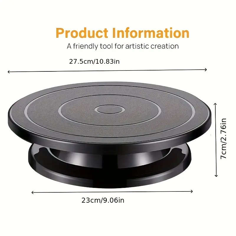 1 Black Cake Turntable