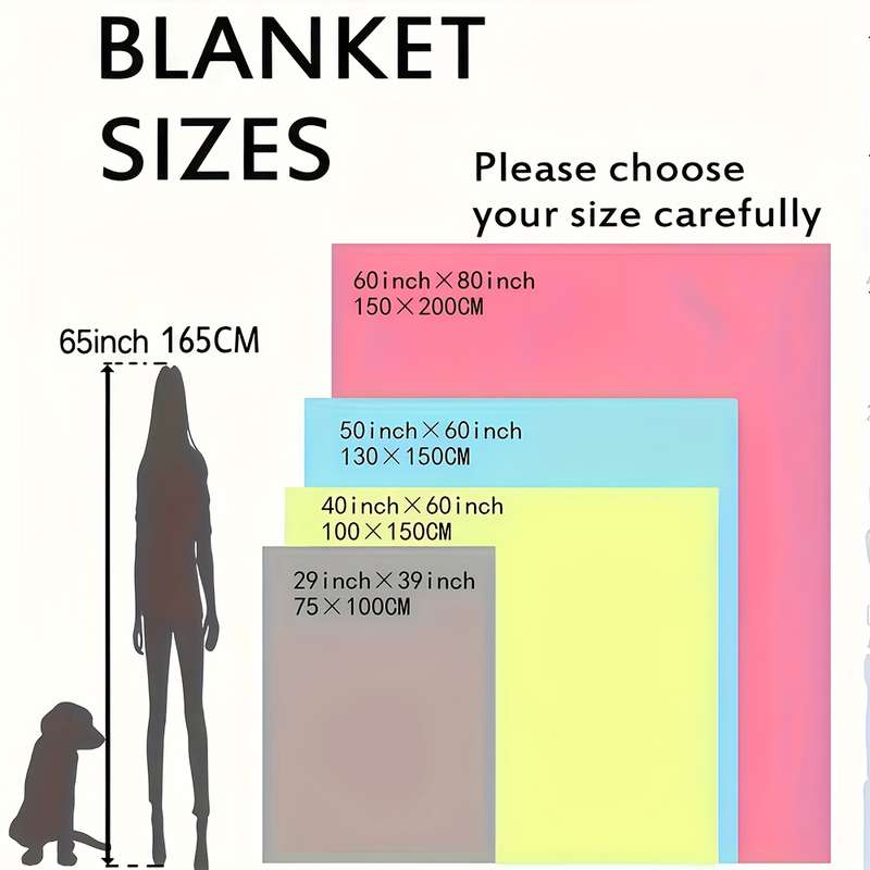 1ps Blanket Size 30Inx40In 75Cmx100Cm