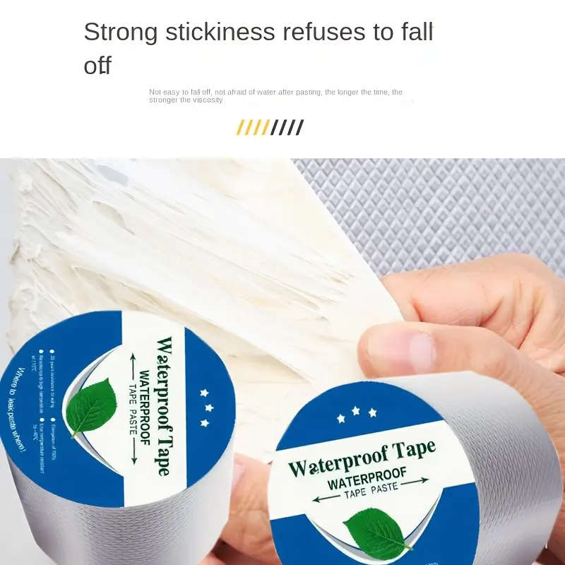 1 Roll Of Waterproof  High-temperature And Low-temperature Self-adhesive Tape That Can Repair