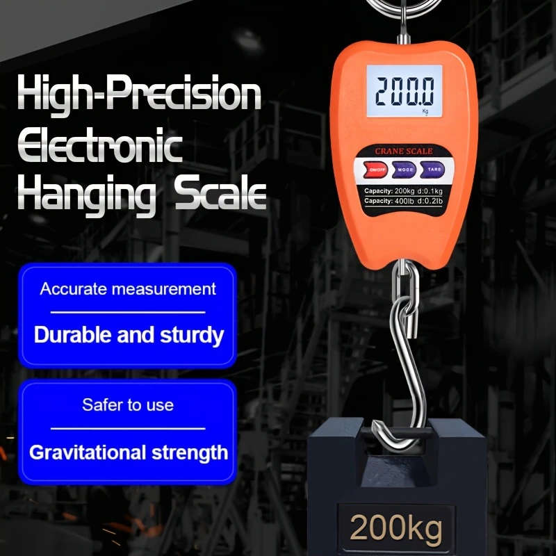 Digital Crane Scale Mini Portable Digital Scale 300 kg