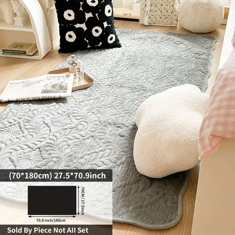 1Pc Beige 35.4x70.9inch 90x180cm Floor Mat