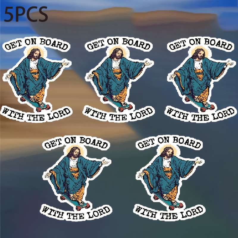 1pc Jesus Christian Themed Stickers
