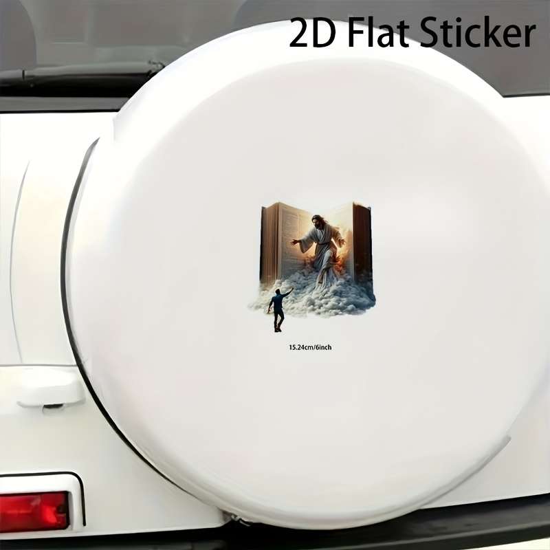 1pc Jesus Christian Themed Stickers