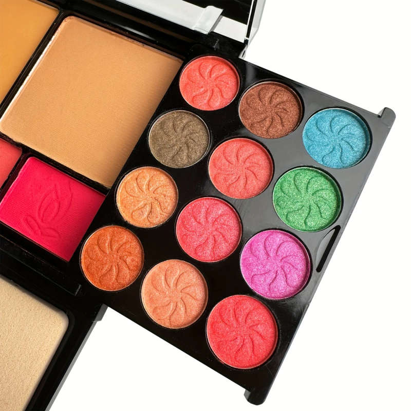 37pcs Ultimate Makeup Kit Eyeshadow Palette Blush Lip Gloss Contouring Set with Applicators Perfect