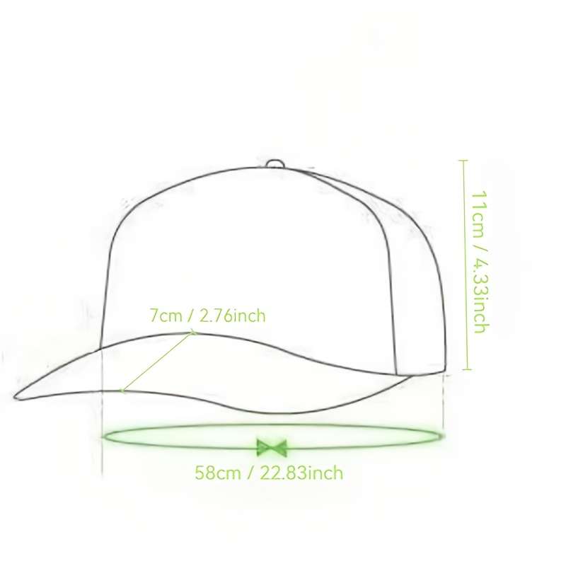 1pc Munchies Graphic Snapback Baseball Cap for Adults Lightweight Stretch Fit 100% Polyester Hip-
