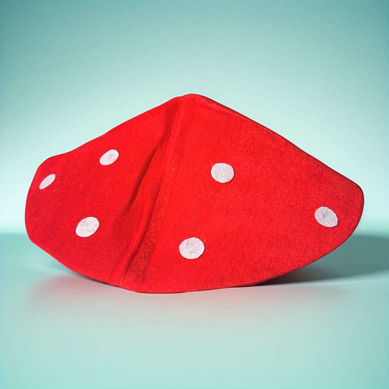 1pc Giant Mushroom Cap Hat Polyester Blend Novelty Carnivals Costume Accessory for Role Play Fun