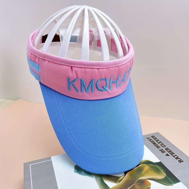 1pc Women'S Open-Top Sun Visor Hat Breathable UV Protection Sports Cap for Summer Outdoor Activi