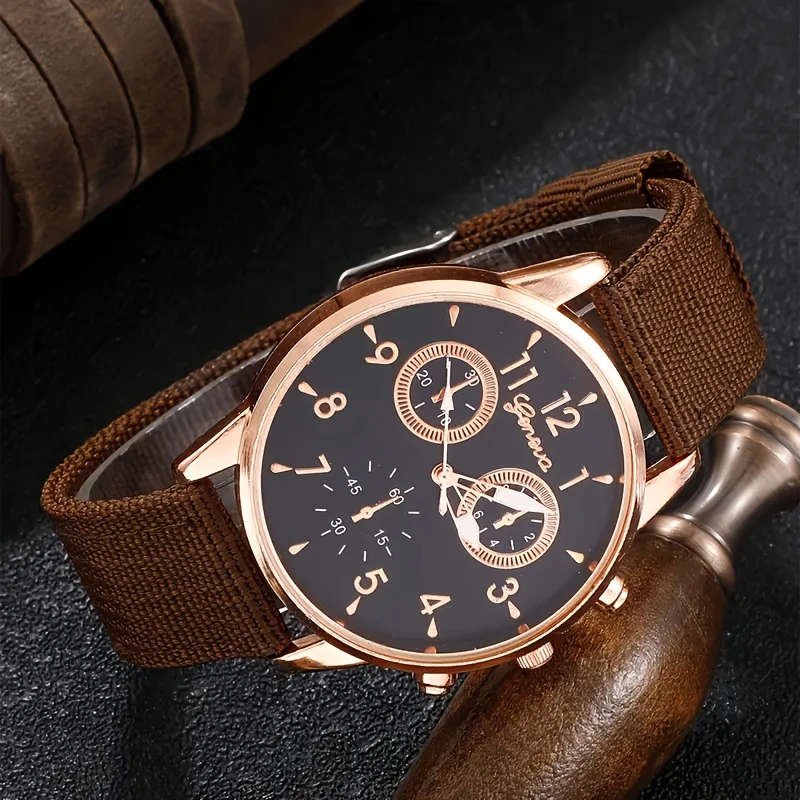 5pcs Fashion Quartz Watch Classic Bracelet Set Perfect for Valentine's Easter Ramadan