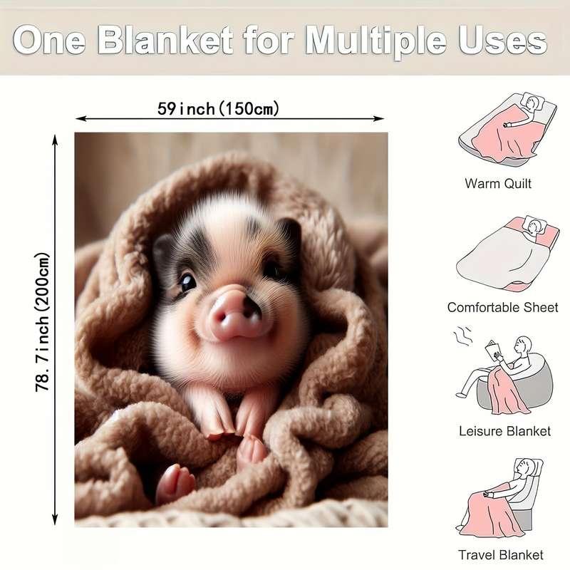 1ps Blanket Size 150Cmx150Cm