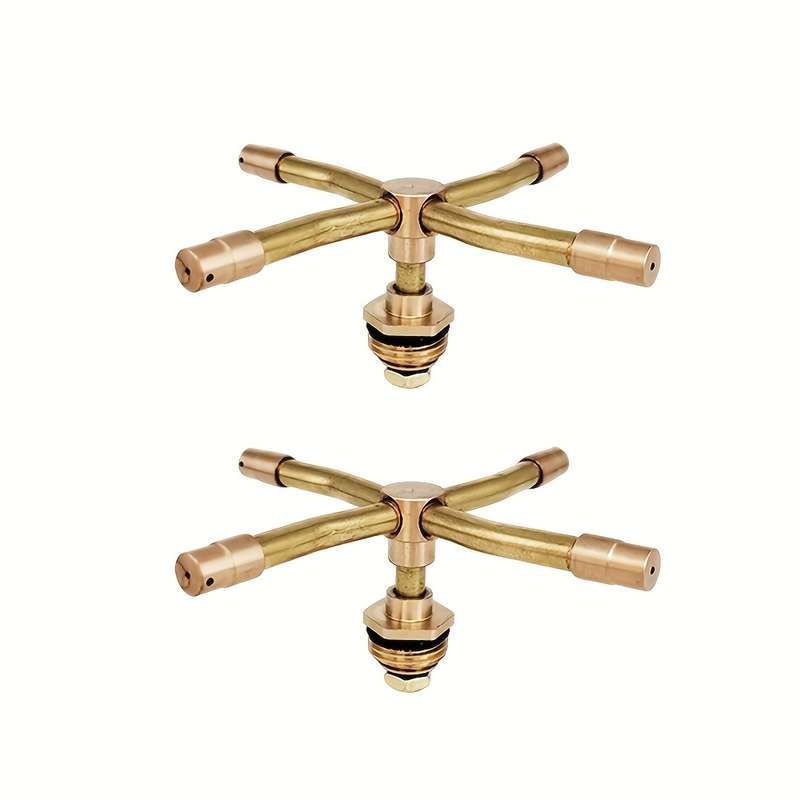 1Pc 3 Arms Whirling Sprinkler Automatic Rotary Brass Sprayer