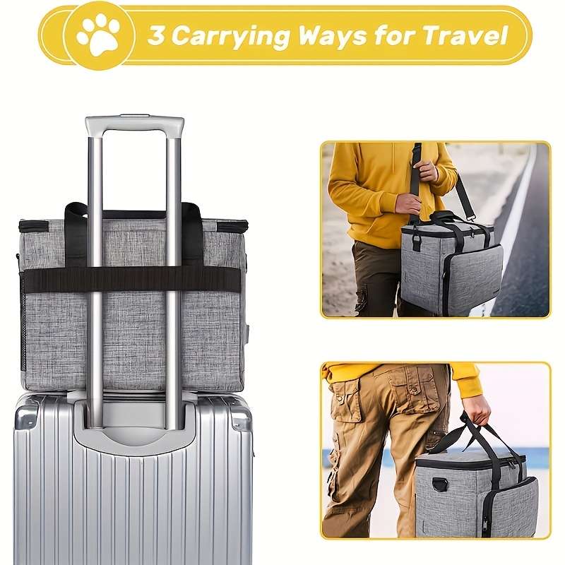 1pc Grey Pet Bag