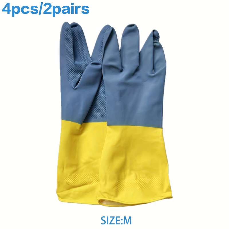2 Piars Size XL Household Cleaning Gloves