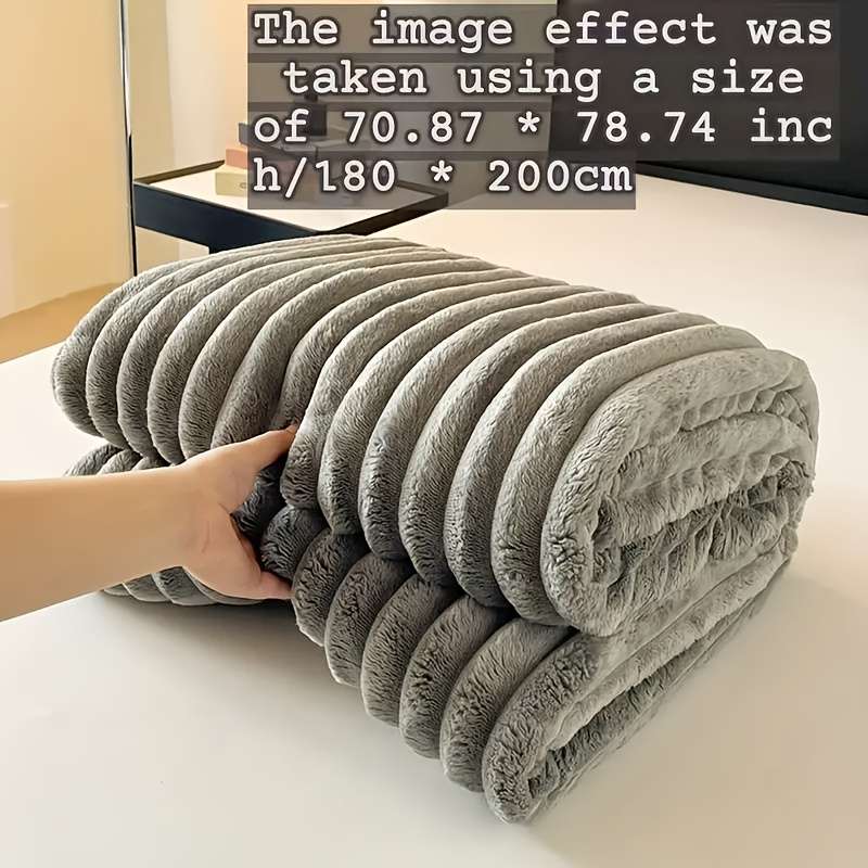 1ps Blanket Color Khaki 1 size 200cmx230cm