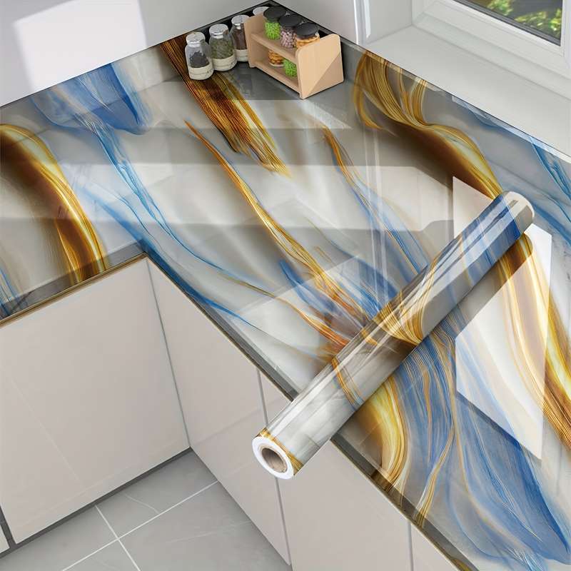 1PC Wall StickersHaze Blue40X300CM 15.7X118.1in