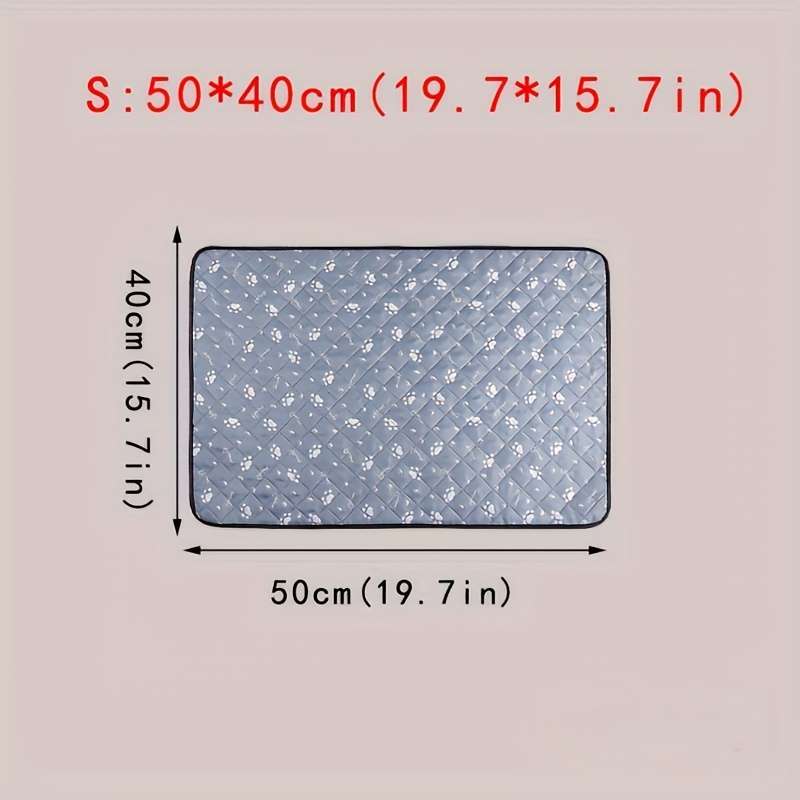 1piece Light Blue Dog Paw Cooling Pad