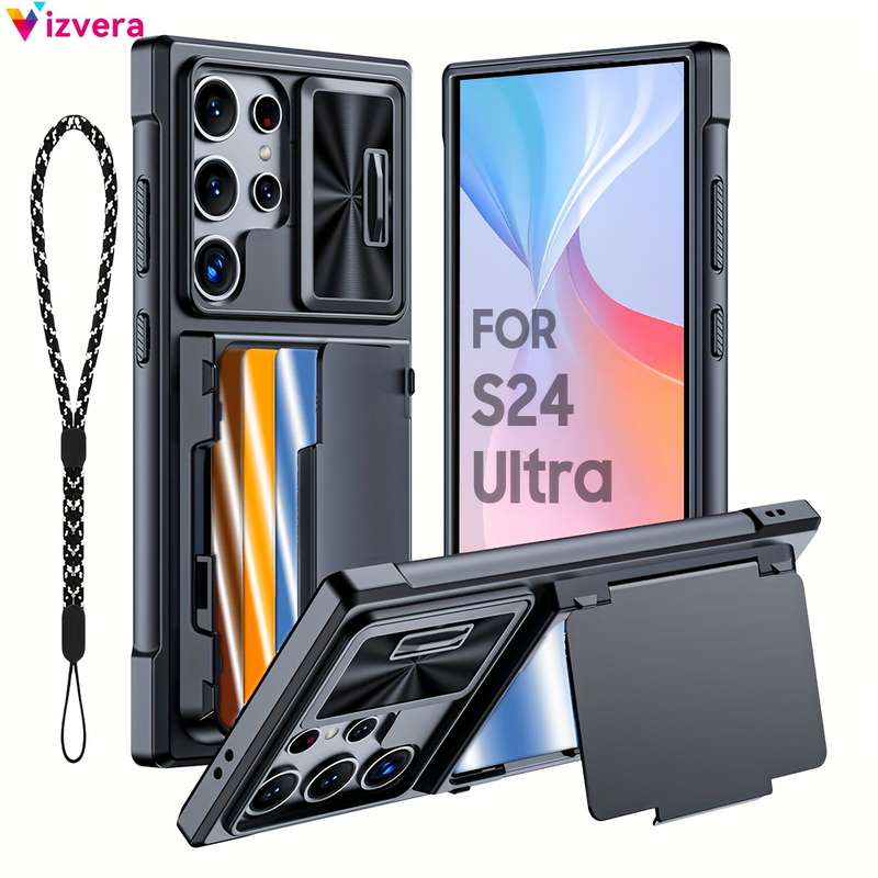 1pc Black For Samsung Galaxy S24 Ultra Phone Cases