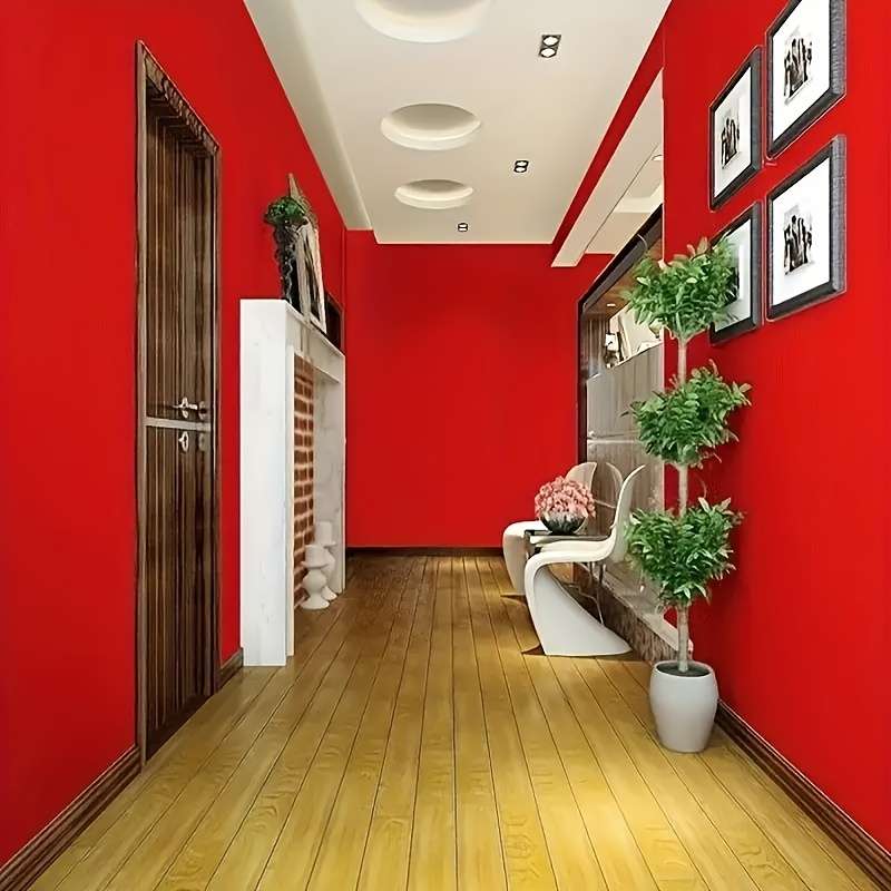 1PC Wall Stickers Red 118.11inX23.62in 300cmX60cm