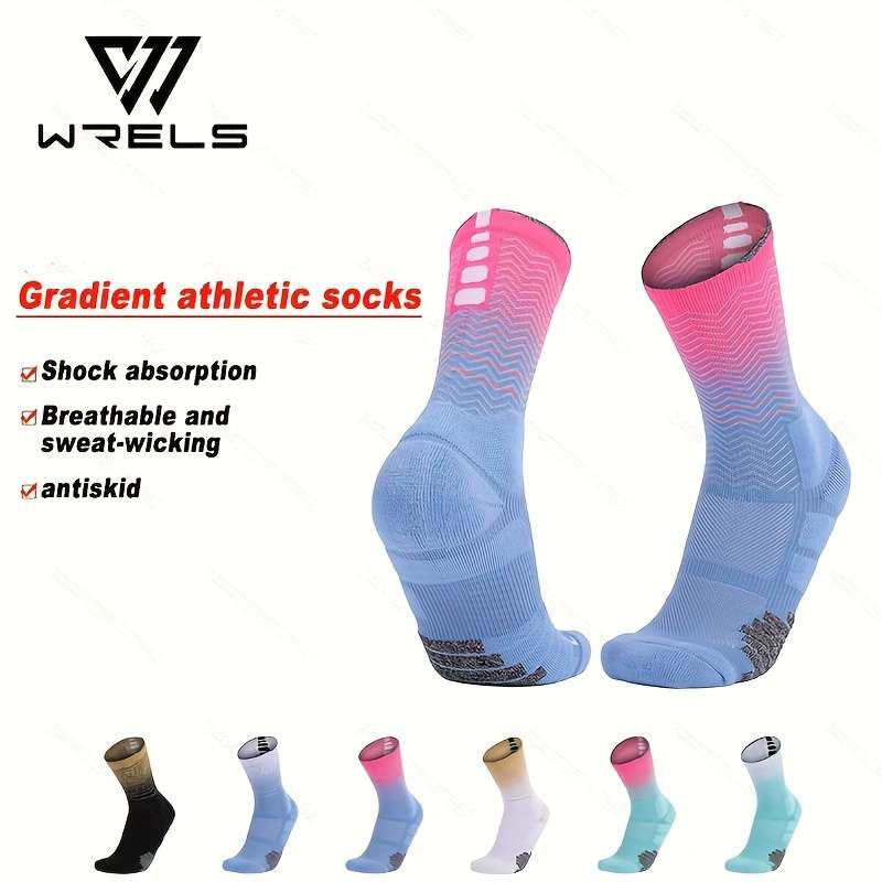 1 Pair Lake Blue White  Socks