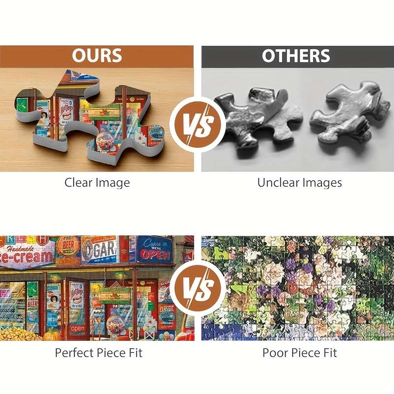 1000 Piece Paper Jigsaw Puzzle For Adults 38.0x26.01cm High-Difficulty