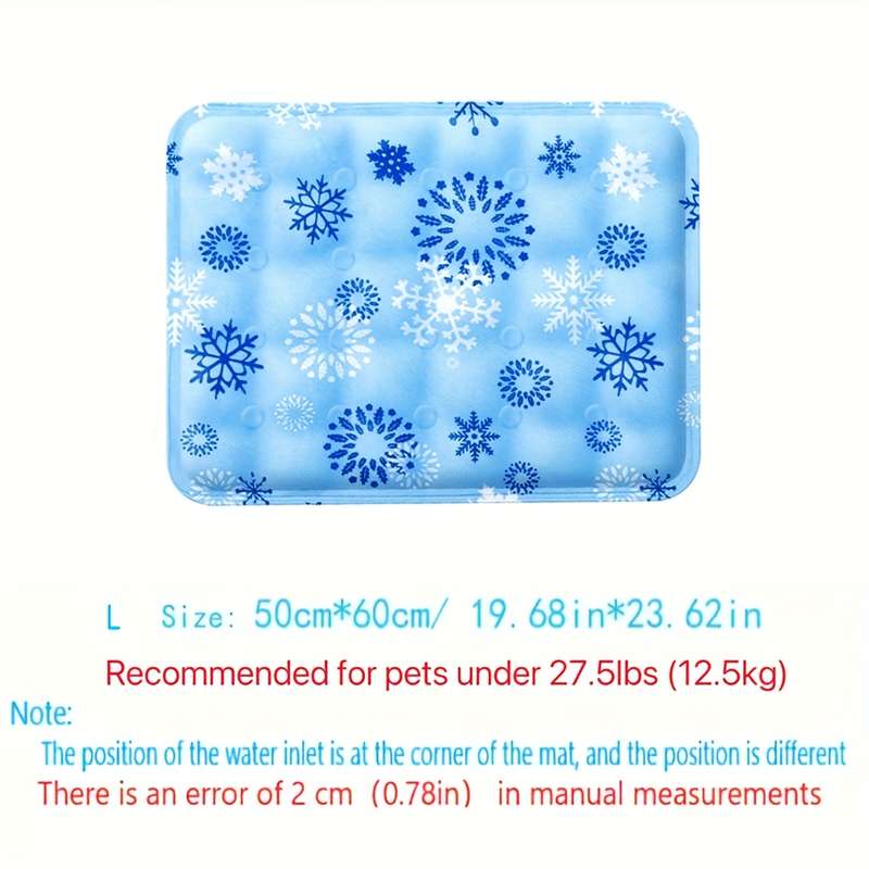 1piece Snowflake Cooling Pad