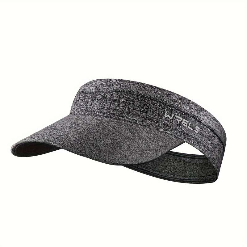 1pc WRELS Adjustable Sports Visor Hat Breathable Lightweight Perfect for Table Tennis Marath