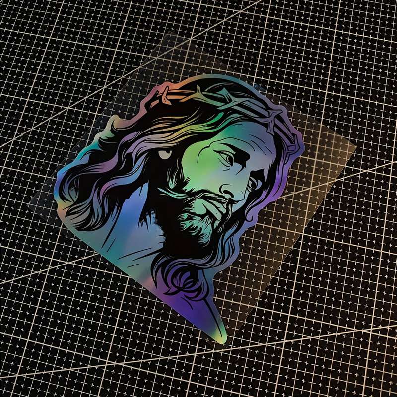 1pc Jesus Christian Themed Stickers