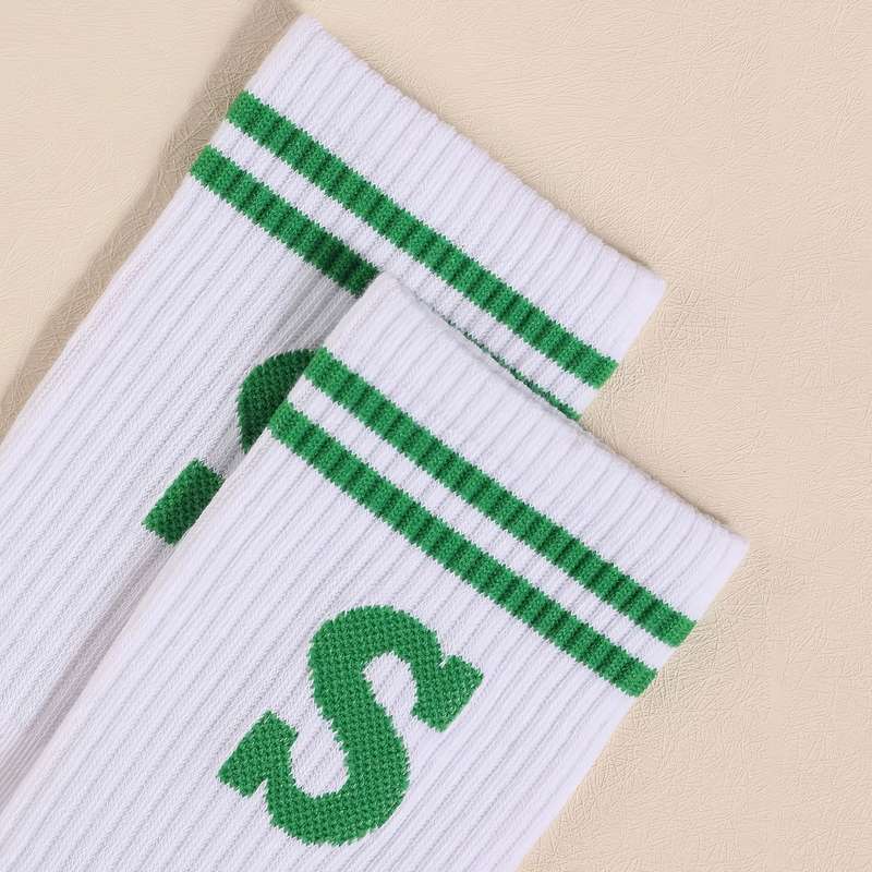 1 Pair White  Socks
