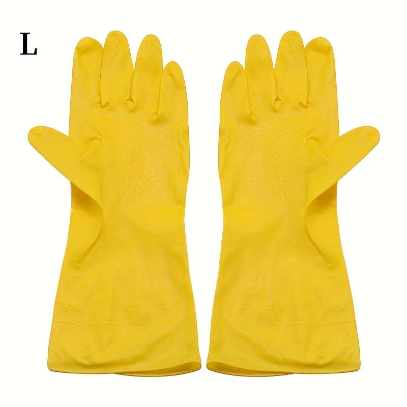 2 Pairs Size L Household Cleaning Gloves