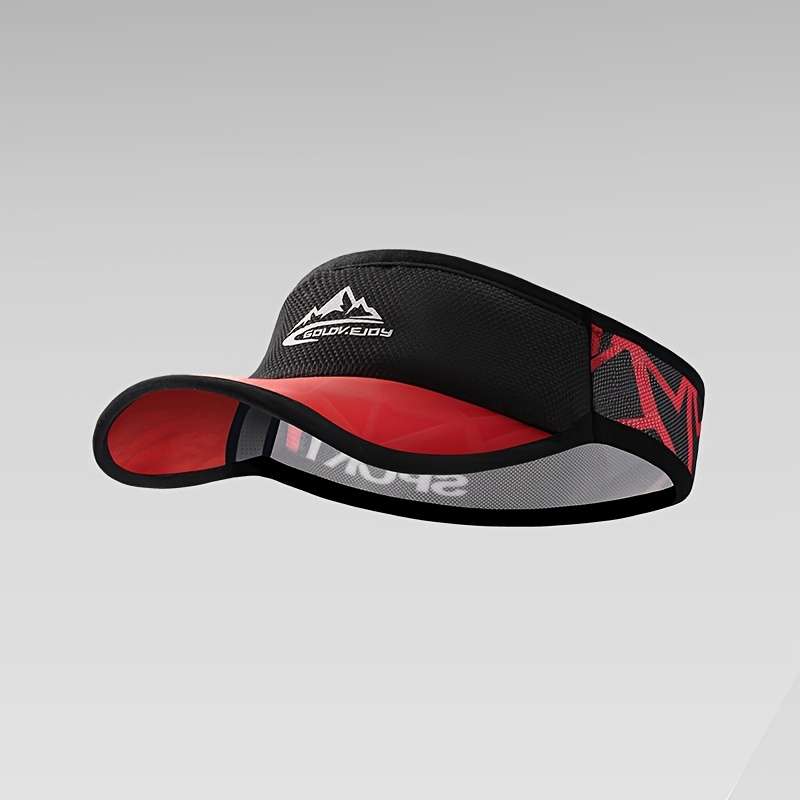 1pc GOLOVEJOY Unisex Summer Outdoor Sports Visor Cap Breathable Sweat-Wicking Sun Protection Hat