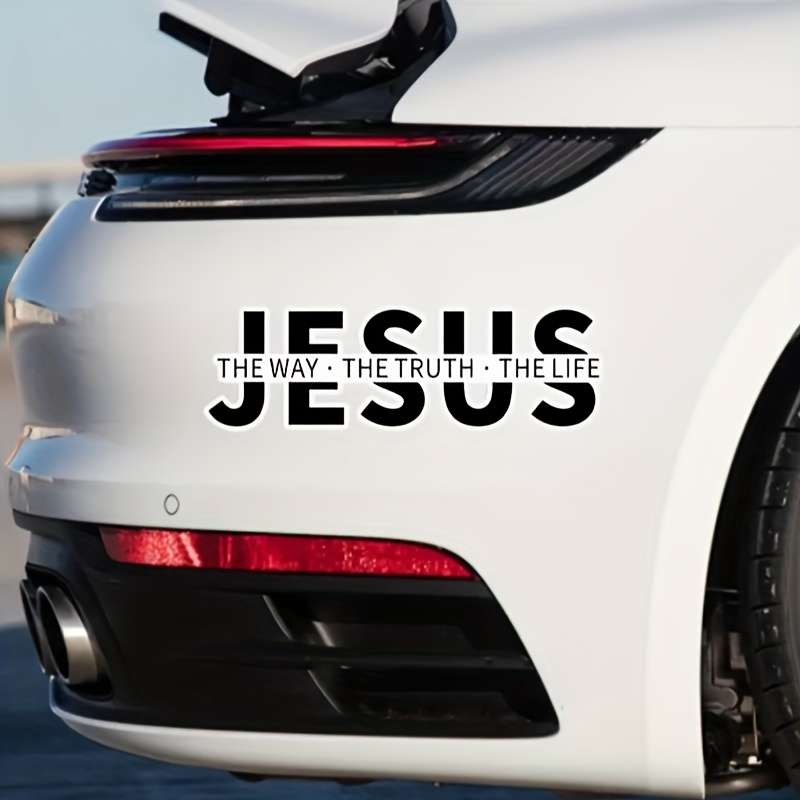 1pc 18cm  7inx5.7cm  2.24in Jesus Christian Themed Stickers
