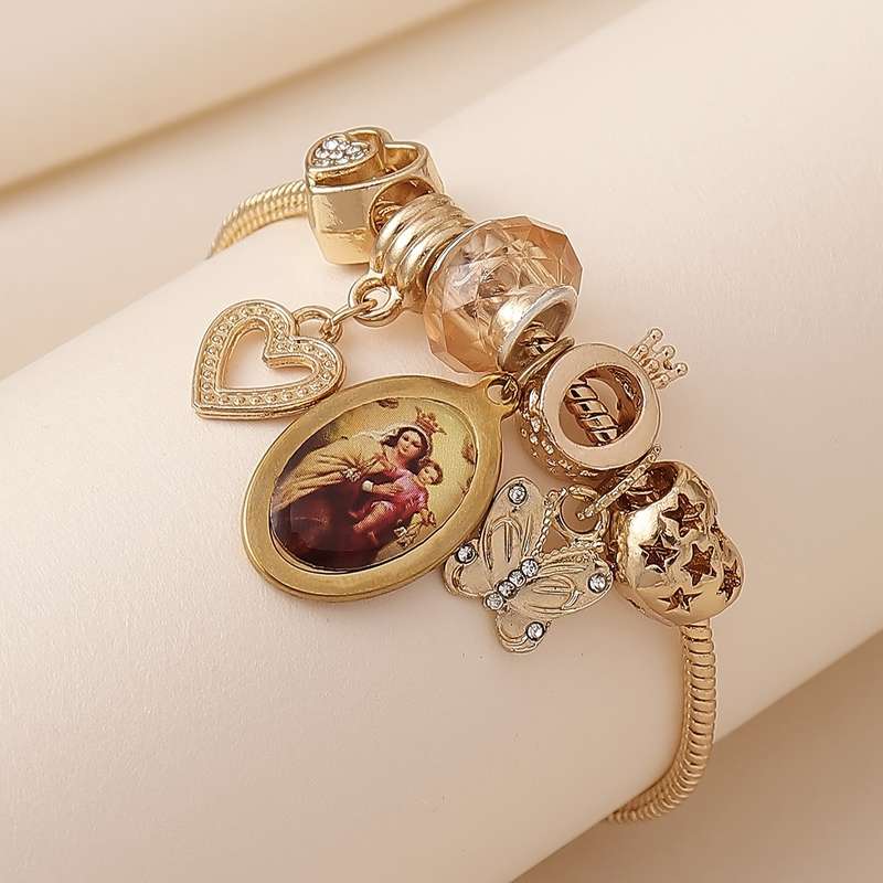 1 Piece Virgin Mary Jesus Theme Pendant