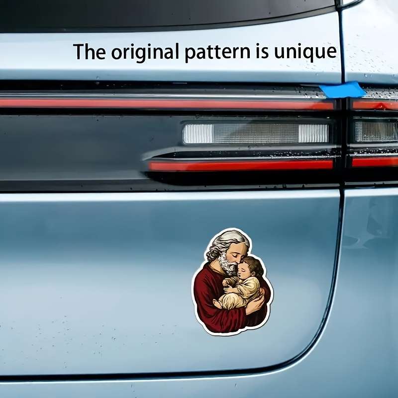 1pc Jesus And Baby 10.5cm  4.13in Jesus Christian Themed Stickers