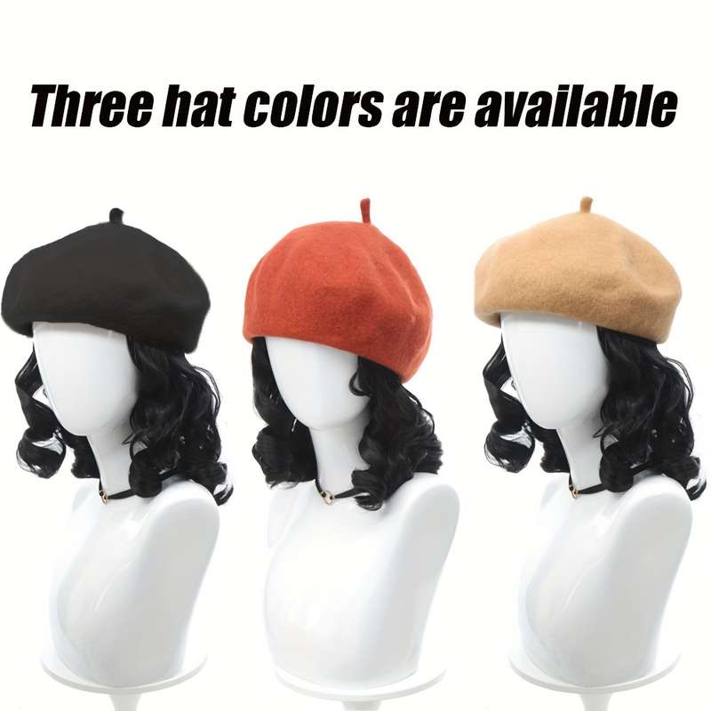 1Pc Black 15.24cm Fashion Design Wig