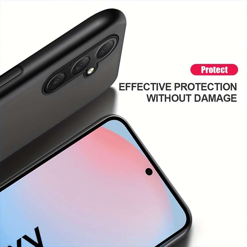 1pc Black For Samsung Galaxy A55 5G Phone Cases
