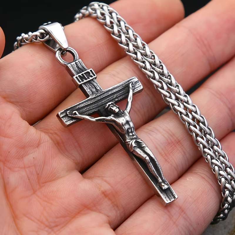 1 Piece 60cm Chain Add Pendant Jesus Theme Pendant