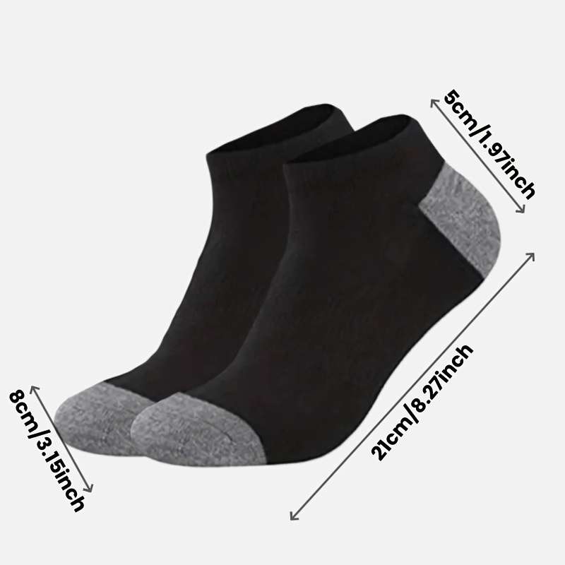 10 Pairs Gray One Size High Elastic Socks