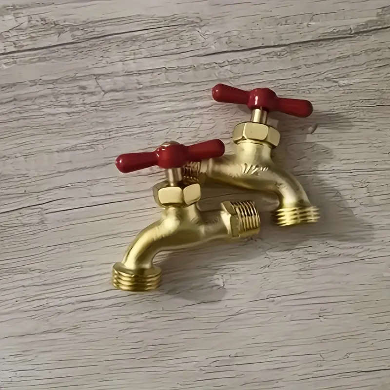 1Pack Durable Brass Outdoor Faucet