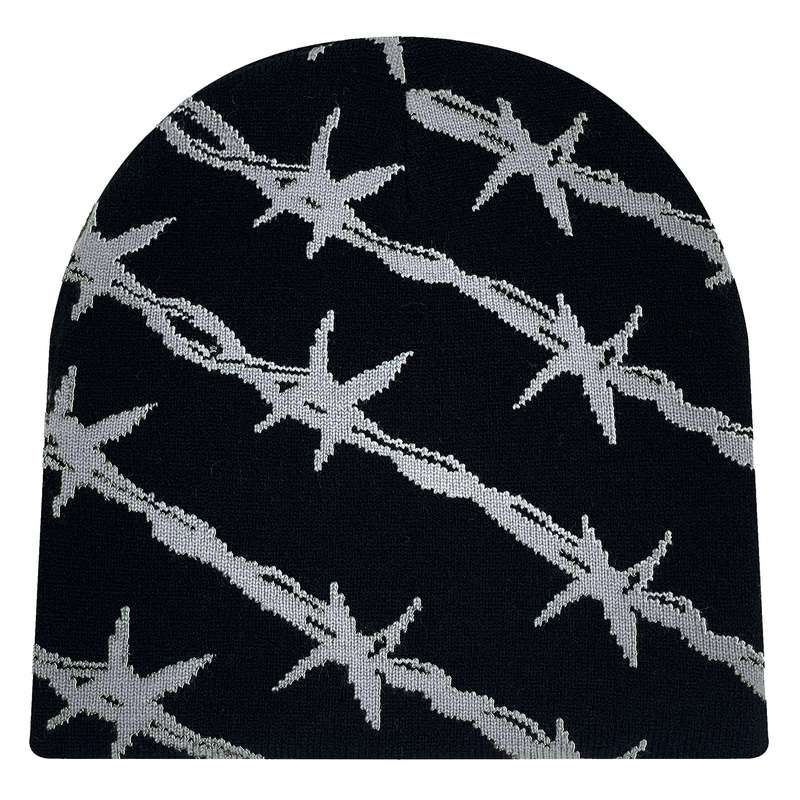 1pc A Stylish Unisex Knit Hat With A Herringbone Pattern For Autumn And Winter Perfect For Outdoor