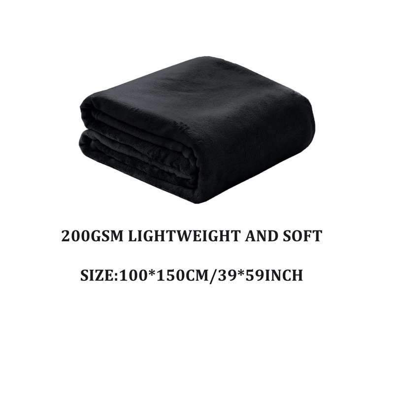 1ps Blanket Color Gray Blue size 100x150cm