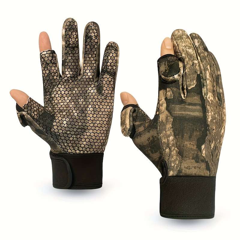 1 Pair Brown Size XL Outdoor Sports Gloves