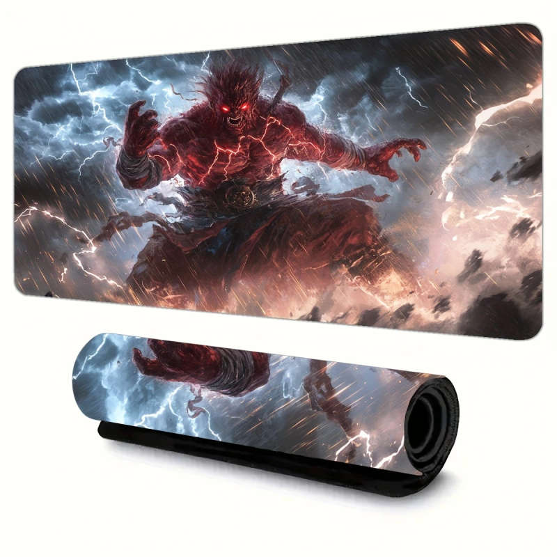 1pc 30x80cm Mythical Thunderstorm Giant Magic Mouse Pad Gaming Desk Mat