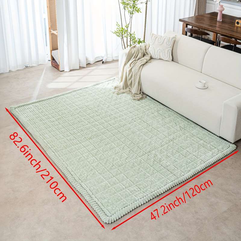 1Pc Green 120x210cm 47.2x82.6inch Floor Mat