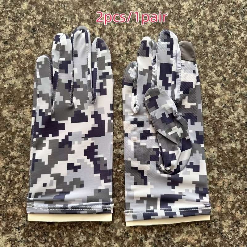1 Pair Blue One Size Multi Purpose Work Gloves