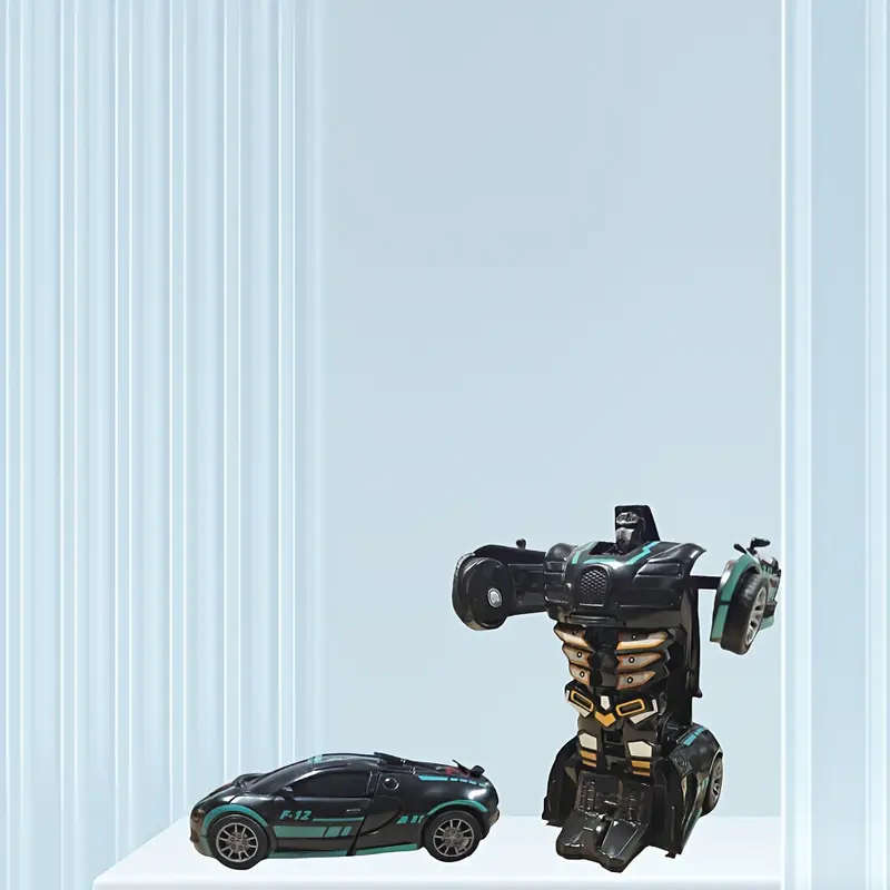 New Cool Deformation Mecha Toy Car Youngsters's Inertia Collision Deformation Toy Car